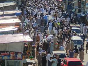 People protest against PEDO hydropower projects at River Swat