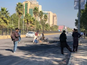 Islamabad situation in Pictures amid PTI protest