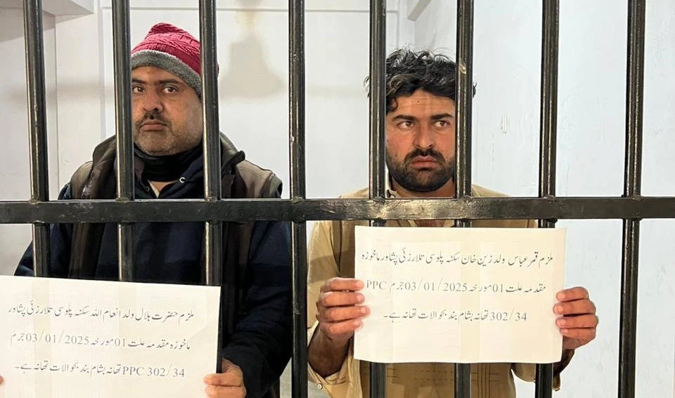 Bisham police arrtested two murder suspects in Lal Zada murder