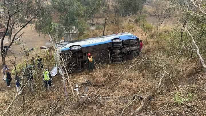 3 dead and 9 injured as speeding bus overturns near Ghazi interchange