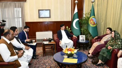 Chairperson BISP meets Governer KP at Governor House Peshawar