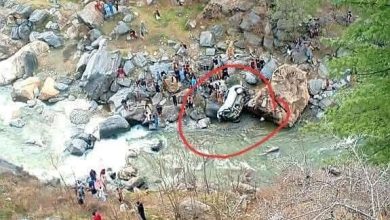 Five killed, three injured as car plunged into deep ravine