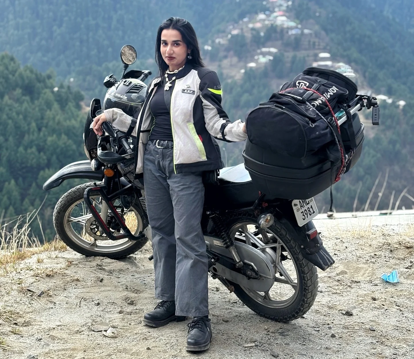 Barira Khan: The Pakistani woman riding solo on Honda CD70