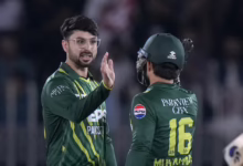 Pakistani cricketer Abrar Ahmed