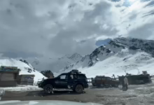 Kalam Swat receives snowfall