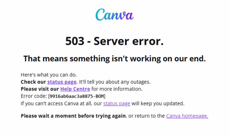 Canva faces global outage, citing issues with Amazon Web Services